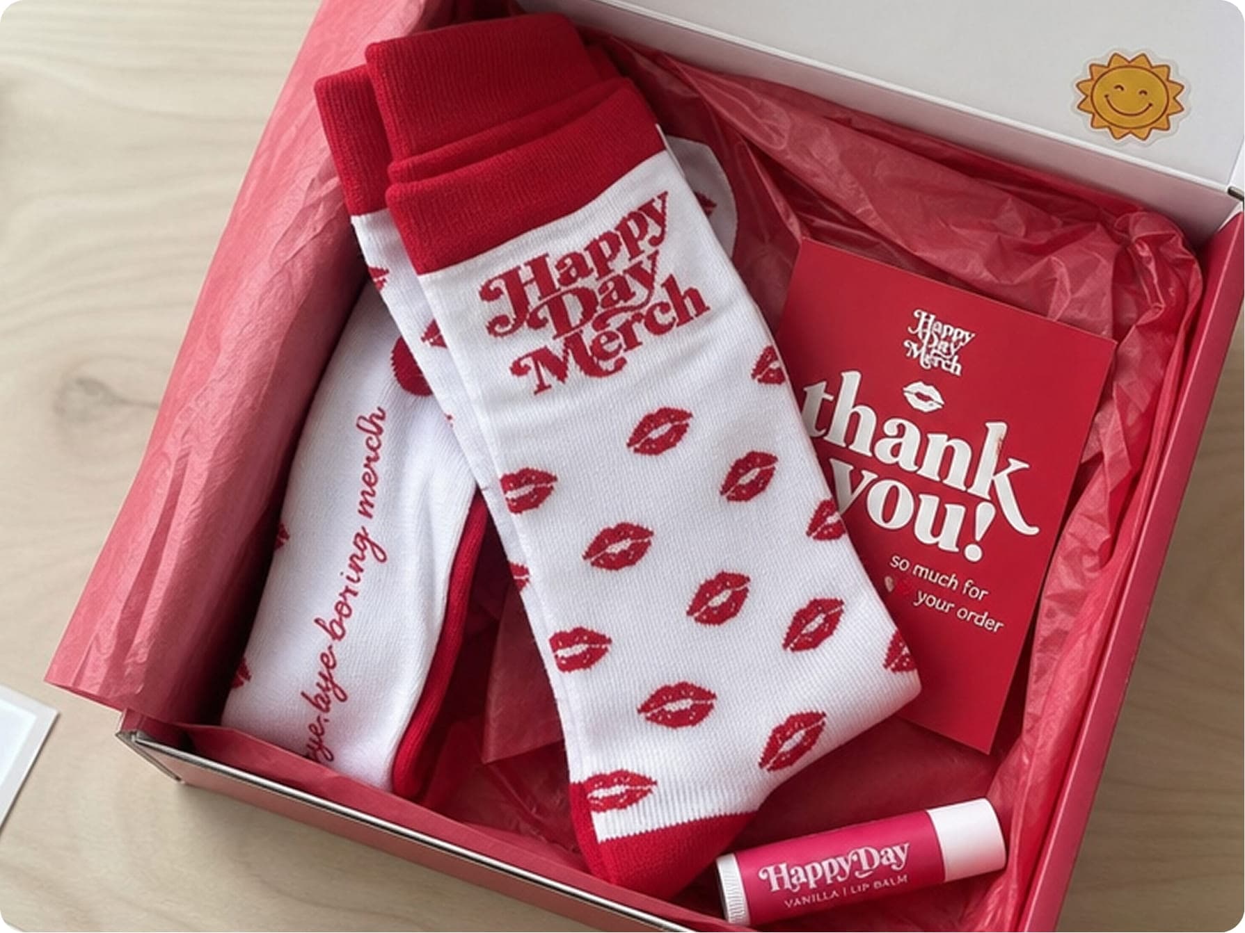 Custom Branded Bamboo Socks packaged gift box