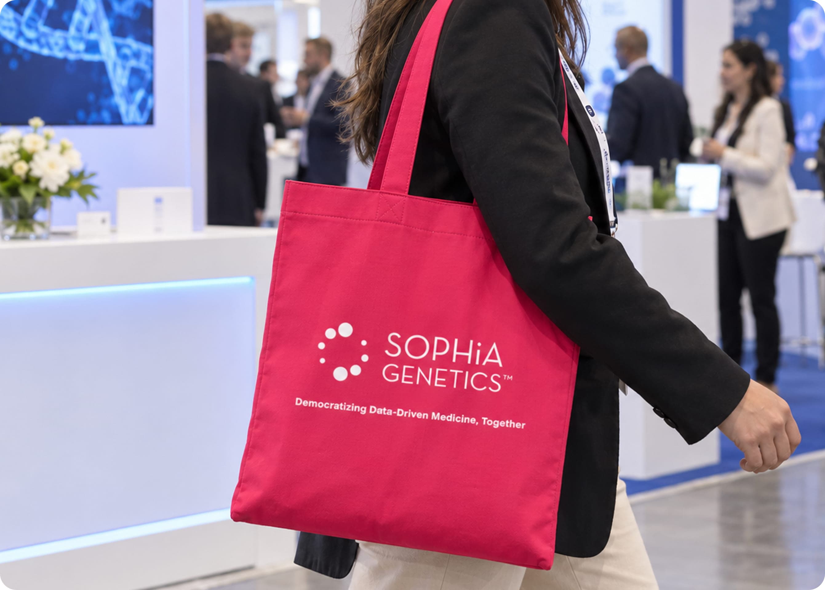Custom Branded Tote Bags packaged gift box